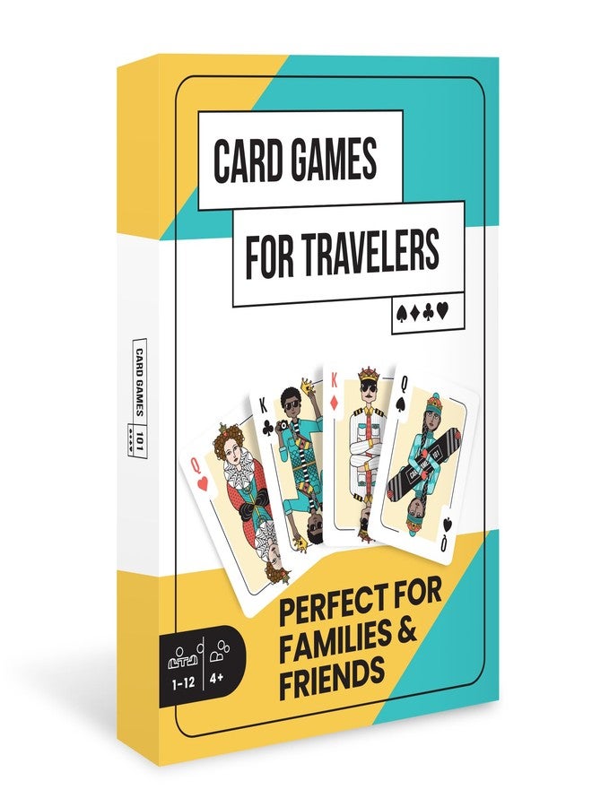 CardGames101 ألعاب ورق للمسافرين | 30 لعبة كلاسيكية ممتعة ومجموعتان مخصصتان | هدية مثالية للأطفال (4 سنوات فأكثر) والمسافرين | هدية رائعة لأمسيات الألعاب العائلية - Image 1